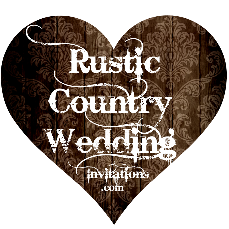 Rustic Country Wedding Invitations | www.RusticCountryWeddingInvitations.com