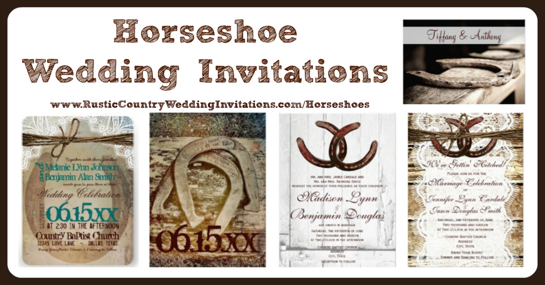 Horseshoe Wedding Invitations