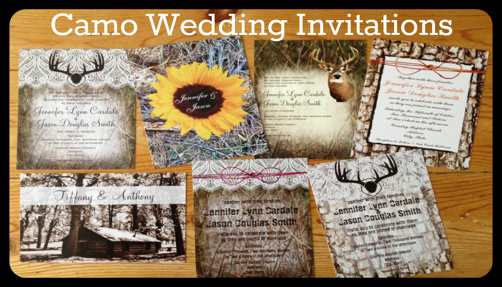 Camo Wedding Invitations