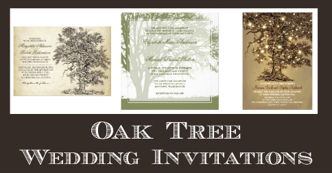 Oak Tree Wedding Invitations